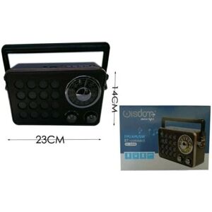 Trade Shop Traesio - tragbares fm am sw radio mit lautsprecher antenne bluetooth microsd usb stereo XC5008