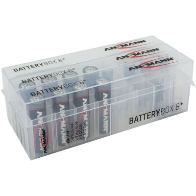 Ansmann - 3x Akkubox Batteie Box Für Bis Zu 8 Akkus, Batterien & Speicherkarten Ansmann - 3x Akkubox Batteie Box Für Bis Zu 8 Akkus, Batterien & Speicherkarten