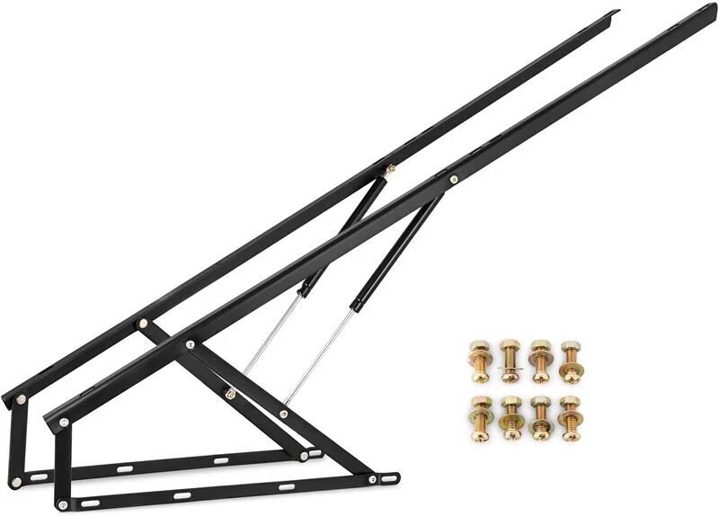 VEVOR 60" Bett Lift Hydraulic Mechanism Kits Bett Pneumatisches Hebeset Lagerung mit Gasfedernz Lagerung für unter Box