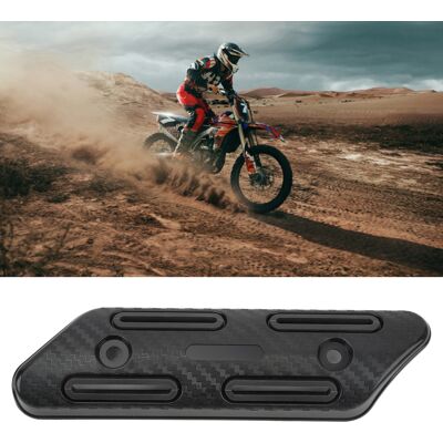 JUTE Hitzeschutzblech Für Motorradauspuff 27-51 Mm, Universell, Carbonfaser-textur, Hitzebeständig, Schwarz. JUTE Hitzeschutzblech Für Motorradauspuff 27-51 Mm, Universell, Carbonfaser-textur, Hitzebeständig, Schwarz.