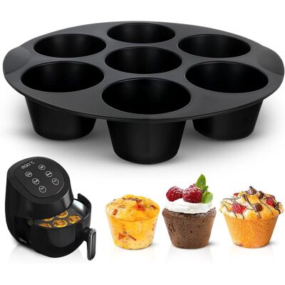 OEM Moule Silicone Pâtisserie 7 Cavités - 20cm - Antiadhésif - Sans Bpa - Friteuse Air/four OEM Moule Silicone Pâtisserie 7 Cavités - 20cm - Antiadhésif - Sans Bpa - Friteuse Air/four