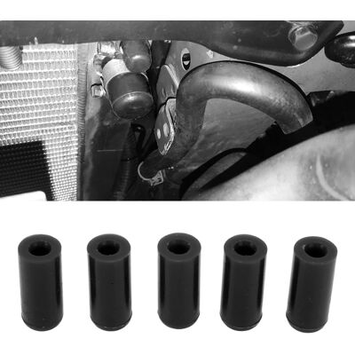 JUTE Ansaugschlauchstopfen Für Autos (10er-pack), 4 Mm Innendurchmesser, Universell, Schwarz JUTE Ansaugschlauchstopfen Für Autos (10er-pack), 4 Mm Innendurchmesser, Universell, Schwarz