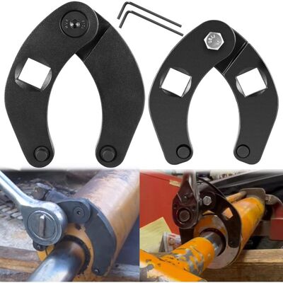 OEM Verstellbarer Mutternschlüssel 1266 Und Kleiner Verstellbarer Mutternschlüssel 7463 Universell Für Hydraulikzylinder An Den Meisten Landwirtschaftlichen Und Baumaschinen. OEM Verstellbarer Mutternschlüssel 1266 Und Kleiner Verstellbarer Mutternschlüssel 7463 Universell Für Hydraulikzylinder An Den Meisten Landwirtschaftlichen Und Baumaschinen.