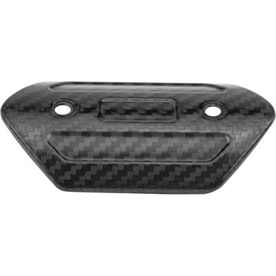 HEAT Motorradauspuffschutz, Mittelrohrschutz, Hitzeschutzblech, Fersenschutz, Stahlverbinder, Hitzeschutzhülse, Schwarz, Universell, 1 Stück HEAT Motorradauspuffschutz, Mittelrohrschutz, Hitzeschutzblech, Fersenschutz, Stahlverbinder, Hitzeschutzhülse, Schwarz, Universell, 1 Stück