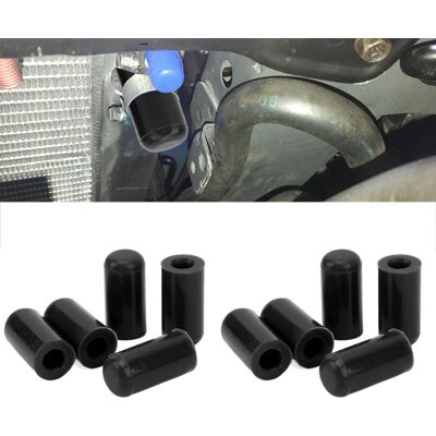 JUTE Ansaugschlauchstopfen Für Autos (10er-pack), 6 Mm Innendurchmesser, Universell, Schwarz JUTE Ansaugschlauchstopfen Für Autos (10er-pack), 6 Mm Innendurchmesser, Universell, Schwarz