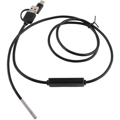 HEAT 3-in-1-endoskop Für Android-typ-c-mobiltelefone, 3,9-mm-objektiv, Hochauflösendes, Wasserdichtes Endoskop (1 M Kabel) HEAT 3-in-1-endoskop Für Android-typ-c-mobiltelefone, 3,9-mm-objektiv, Hochauflösendes, Wasserdichtes Endoskop (1 M Kabel)
