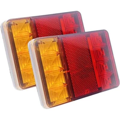 OEM Wasserdichte Anhänger-rückleuchten – 2 Stück, 12 V, 8 Leds, Universell, Ce-zertifiziert, Einfache Montage OEM Wasserdichte Anhänger-rückleuchten – 2 Stück, 12 V, 8 Leds, Universell, Ce-zertifiziert, Einfache Montage