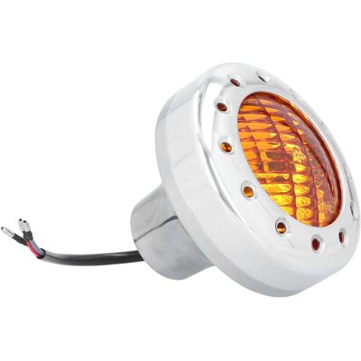 HEAT Retro-motorradscheinwerfer Dc12v 4200k Abblend-/fernlicht, Hohe Helligkeit, Universell Verchromt HEAT Retro-motorradscheinwerfer Dc12v 4200k Abblend-/fernlicht, Hohe Helligkeit, Universell Verchromt