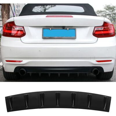 JUTE Dreiteiliger, Dreiteiliger Chassisspoiler, 80 Cm, Universell Glänzend Schwarz Für Automobile. JUTE Dreiteiliger, Dreiteiliger Chassisspoiler, 80 Cm, Universell Glänzend Schwarz Für Automobile.