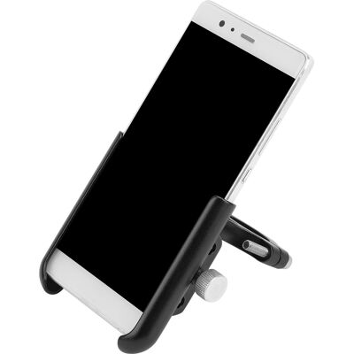 HEAT Handyhalterung Aus Aluminiumlegierung (0,7–1,4 Zoll Durchmesser), Universell Einsetzbar Für Motorrad Und Fahrrad, Schwarz HEAT Handyhalterung Aus Aluminiumlegierung (0,7–1,4 Zoll Durchmesser), Universell Einsetzbar Für Motorrad Und Fahrrad, Schwarz