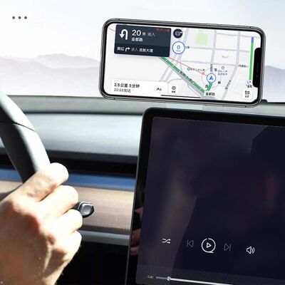HEAT Magnetische Autotelefonhalterung, Universell Verstellbare Teleskop-armaturenbretthalterung, Kompatibel Mit Tesla Model 3 Yxs, Hellgrün HEAT Magnetische Autotelefonhalterung, Universell Verstellbare Teleskop-armaturenbretthalterung, Kompatibel Mit Tesla Model 3 Yxs, Hellgrün