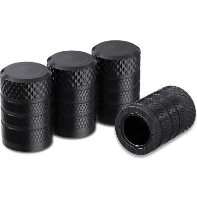 OEM Schwarze Reifenventilkappen, 4er-set, Korrosionsbeständig, Universell Für Autos, Lkws, Motorräder, Suvs Und Fahrräder OEM Schwarze Reifenventilkappen, 4er-set, Korrosionsbeständig, Universell Für Autos, Lkws, Motorräder, Suvs Und Fahrräder