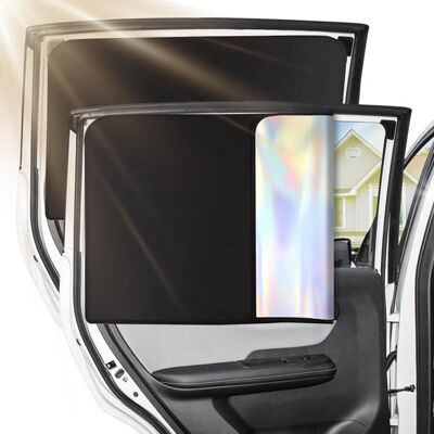 OEM Sonnenschutz Für Babyautos, 2-teilig – Magnetisch, Uv- Und Hitzeschutz, 79 X 50 Cm, Universell OEM Sonnenschutz Für Babyautos, 2-teilig – Magnetisch, Uv- Und Hitzeschutz, 79 X 50 Cm, Universell