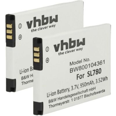 Vhbw - 2x Akku Kompatibel Mit Siemens Gigaset Sl800h Pro, Sl78, Sl750h Pro, Sl750h, Sl750 Schnurlos Festnetz Telefon (950 Mah, 3,7 V, Li-ion) Vhbw - 2x Akku Kompatibel Mit Siemens Gigaset Sl800h Pro, Sl78, Sl750h Pro, Sl750h, Sl750 Schnurlos Festnetz Telefon (950 Mah, 3,7 V, Li-ion)