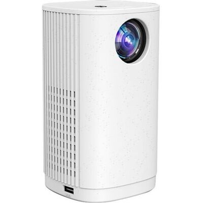 OEM T30 Tragbarer Full-hd-1080p-led-projektor, Kabelloser Projektor Mit Smartphone-bildschirmspiegelung, Kompaktes Plug-and-play-heimkino, Weiß OEM T30 Tragbarer Full-hd-1080p-led-projektor, Kabelloser Projektor Mit Smartphone-bildschirmspiegelung, Kompaktes Plug-and-play-heimkino, Weiß