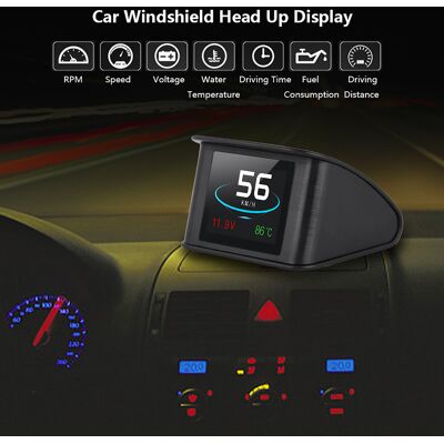 HEAT Universelles Head-up-display P10 Hud Obd2 Geschwindigkeitswarnung Drehzahl Kraftstoffverbrauch Projektor Auto HEAT Universelles Head-up-display P10 Hud Obd2 Geschwindigkeitswarnung Drehzahl Kraftstoffverbrauch Projektor Auto