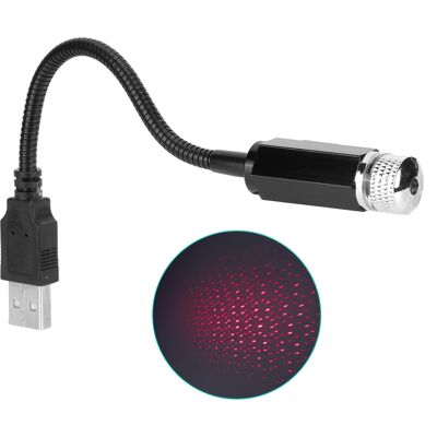 HEAT Usb-autodach-sternenhimmel-projektor, Romantische Universal-ambiente-lampe, Dekorative Lampe, Rot HEAT Usb-autodach-sternenhimmel-projektor, Romantische Universal-ambiente-lampe, Dekorative Lampe, Rot