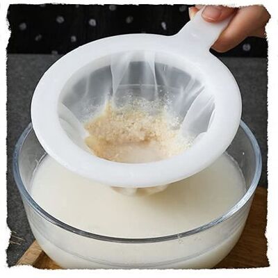 OEM Feinmaschiges Sieb, Küchensieb Mit Griff, Maschenweite 100/200/400, Zum Filtern Von Saft, Milch, Kaffee (400 Maschenweite). OEM Feinmaschiges Sieb, Küchensieb Mit Griff, Maschenweite 100/200/400, Zum Filtern Von Saft, Milch, Kaffee (400 Maschenweite).