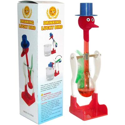 OEM Trinkglas Mit Ununterbrochenem Wasser, Lustiges, Entenförmiges Vogel-trinken, Schreibtischspielzeug (rot) OEM Trinkglas Mit Ununterbrochenem Wasser, Lustiges, Entenförmiges Vogel-trinken, Schreibtischspielzeug (rot)
