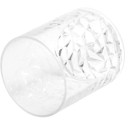 HEAT Rundes Weinglas Mit Diamantförmigem Fuß, Wiederverwendbarer Becher Für Tee, Saft, Milch, Hausbar Und Club, Transparentes, Robustes Glas Für Getränke. HEAT Rundes Weinglas Mit Diamantförmigem Fuß, Wiederverwendbarer Becher Für Tee, Saft, Milch, Hausbar Und Club, Transparentes, Robustes Glas Für Getränke.