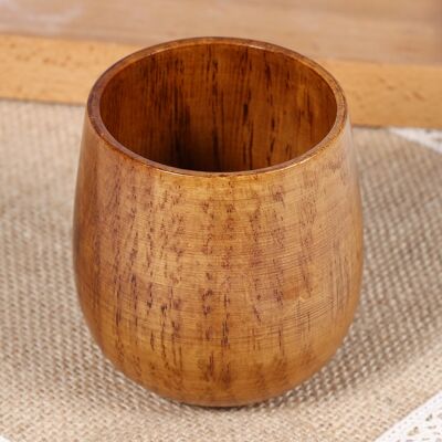 HEAT Becher Aus Naturbelassenem Holz, Handgefertigt Aus Einem Baumstamm, Umweltfreundlicher Behälter Für Kaffee, Tee, Bier, Saft, Milch – Holzfarbe, Handgefertigt, Einheitsgröße HEAT Becher Aus Naturbelassenem Holz, Handgefertigt Aus Einem Baumstamm, Umweltfreundlicher Behälter Für Kaffee, Tee, Bier, Saft, Milch – Holzfarbe, Handgefertigt, Einheitsgröße