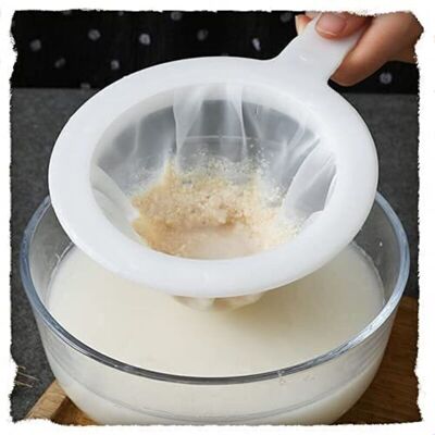 OEM Feinmaschiges Küchensieb Mit Griff, 100/200/400 Mesh, Zum Filtern Von Saft, Milch, Kaffee (400 Mesh) OEM Feinmaschiges Küchensieb Mit Griff, 100/200/400 Mesh, Zum Filtern Von Saft, Milch, Kaffee (400 Mesh)