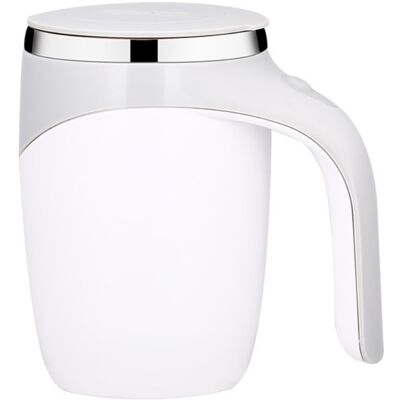 JUTE Tragbarer Magnetbecher Für Kaffee Mit Milch, 380 Ml, Edelstahl, Mit Automatischem Rührwerk. JUTE Tragbarer Magnetbecher Für Kaffee Mit Milch, 380 Ml, Edelstahl, Mit Automatischem Rührwerk.