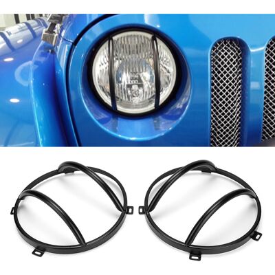HEAT 2x Bremslichtschutzabdeckungen Aus Metall Für Jeep Wrangler Jk 2007-2017, Schwarze Abdeckung, Kratzfest HEAT 2x Bremslichtschutzabdeckungen Aus Metall Für Jeep Wrangler Jk 2007-2017, Schwarze Abdeckung, Kratzfest
