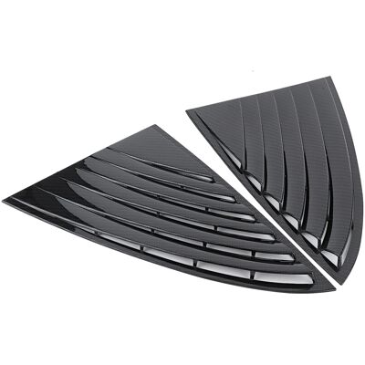 HEAT Heckspoiler, Seitliche Fensterleisten Mit Abgeschrägten Kanten, Außenverkleidung Passend Für Tesla Model 3 (2017–2019), Carbonfaser-optik HEAT Heckspoiler, Seitliche Fensterleisten Mit Abgeschrägten Kanten, Außenverkleidung Passend Für Tesla Model 3 (2017–2019), Carbonfaser-optik