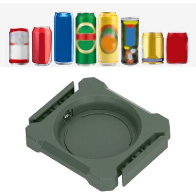 JUTE Go Swing Dosenöffner Für Bier, Softdrinks, Cola Und Alkoholische Getränke. Dose In Militärgrün. JUTE Go Swing Dosenöffner Für Bier, Softdrinks, Cola Und Alkoholische Getränke. Dose In Militärgrün.