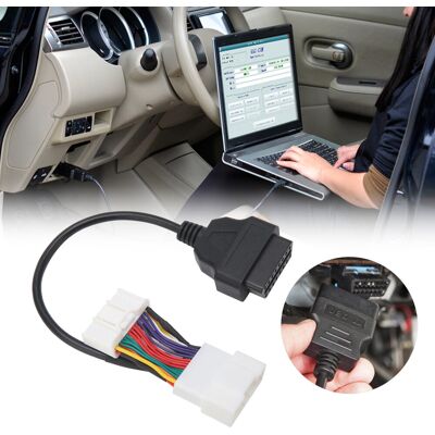 JUTE Obd2-adapterkabel Mit Zwei Enden Für Tesla Model 3 Y 2019-2021 JUTE Obd2-adapterkabel Mit Zwei Enden Für Tesla Model 3 Y 2019-2021