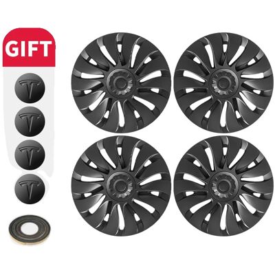 OEM Radkappen, Robustes Abs-kunststoff, Kompatibel Mit Tesla Model Y (2020–2024), Storm-design, 4-teilig, Tesla Model Y, 19 Zoll OEM Radkappen, Robustes Abs-kunststoff, Kompatibel Mit Tesla Model Y (2020–2024), Storm-design, 4-teilig, Tesla Model Y, 19 Zoll