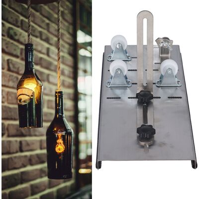 JUTE Dreirad-flaschenschneider Zum Schneiden Von Wein-, Bier-, Einmachglas-, Whisky-, Runden Und Ovalen Flaschen Flaschenschneider- Und Glasschneider-set Für Heimwerkerprojekte. JUTE Dreirad-flaschenschneider Zum Schneiden Von Wein-, Bier-, Einmachglas-, Whisky-, Runden Und Ovalen Flaschen Flaschenschneider- Und Glasschneider-set Für Heimwerkerprojekte.
