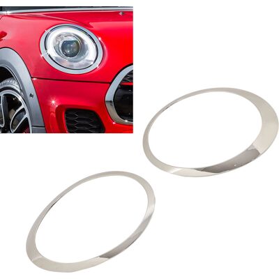 JUTE Paar Verchromte Scheinwerferblenden 51137149906 51137149905 Für Mini Cooper 2007 2008 - 2015 JUTE Paar Verchromte Scheinwerferblenden 51137149906 51137149905 Für Mini Cooper 2007 2008 - 2015