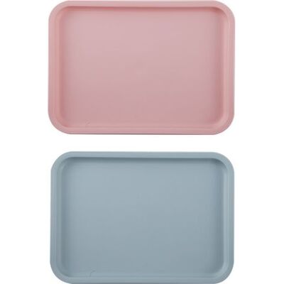 OEM Tray - Rectangular Food Tray - 24.8 X 17.8 Cm - Stackable - For Kindergarten Fruit Dessert Salad Service - Set Of 2 OEM Tray - Rectangular Food Tray - 24.8 X 17.8 Cm - Stackable - For Kindergarten Fruit Dessert Salad Service - Set Of 2