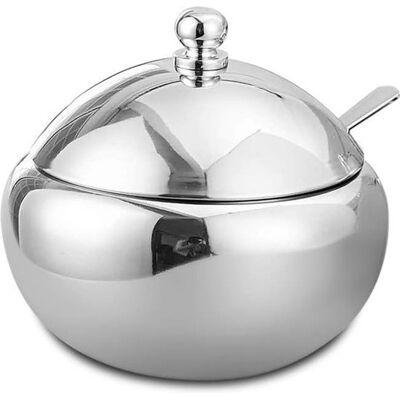 OEM Zuckerdose Aus Edelstahl, Für Gewürze, Mit Deckel Und Löffel Für Salz, Zucker, Kaffee, Tee, Kräuter Usw. OEM Zuckerdose Aus Edelstahl, Für Gewürze, Mit Deckel Und Löffel Für Salz, Zucker, Kaffee, Tee, Kräuter Usw.
