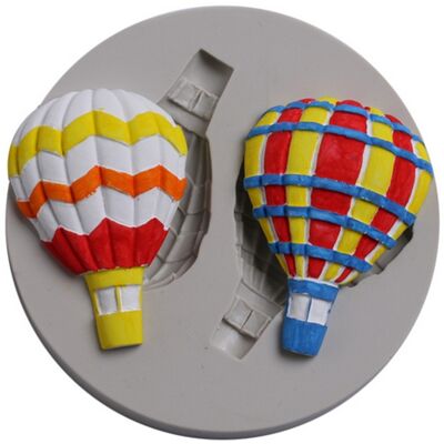 HEAT Diy-silikonform Für Dekorative Torten, Heißluftballon-design, Zuckerpaste, Backform, Selbstgemachte Kuchenform, 1 Stück HEAT Diy-silikonform Für Dekorative Torten, Heißluftballon-design, Zuckerpaste, Backform, Selbstgemachte Kuchenform, 1 Stück