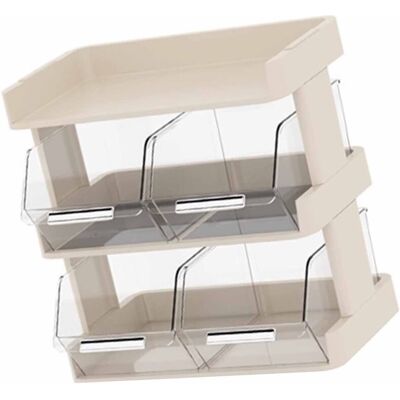 JUTE Aufbewahrungsbox Für Teebeutel, Kaffeekapseln, Teeecke Im Büro, Tassenhalter Im Japanischen Stil, Ablage Für Die Bartheke, Tassenhalter, Cremeweiß, Dreistöckig. JUTE Aufbewahrungsbox Für Teebeutel, Kaffeekapseln, Teeecke Im Büro, Tassenhalter Im Japanischen Stil, Ablage Für Die Bartheke, Tassenhalter, Cremeweiß, Dreistöckig.