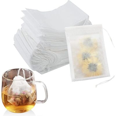 OEM 500 Stück 5 X 7 Cm - Leere Teebeutel Für Loses Teesieb, Kaffee, Filtertee, Gewürze OEM 500 Stück 5 X 7 Cm - Leere Teebeutel Für Loses Teesieb, Kaffee, Filtertee, Gewürze