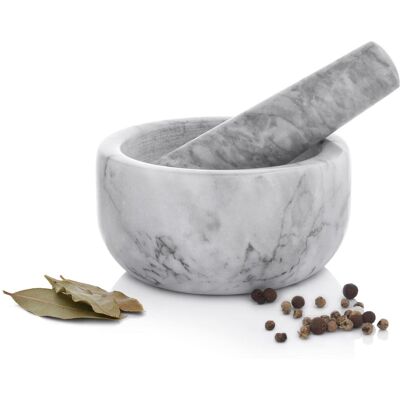 OEM Eleganter Marmormörser Für Kräuter Und Gewürze, 11,8 Cm, Marmor-duka OEM Eleganter Marmormörser Für Kräuter Und Gewürze, 11,8 Cm, Marmor-duka