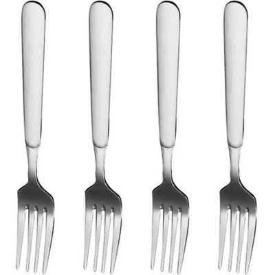 OEM Four Dinner Forks - Food Grade Stainless Steel - Mirror Polished - Dishwasher Safe - For Family And Restaurant Use - Set Of 4 OEM Four Dinner Forks - Food Grade Stainless Steel - Mirror Polished - Dishwasher Safe - For Family And Restaurant Use - Set Of 4