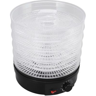 HEAT Schwarzer Dörrautomat Aus Abs-kunststoff Für Obst, Gemüse Und Fleisch, Touch-bedienung, 250 V, Eu-standard HEAT Schwarzer Dörrautomat Aus Abs-kunststoff Für Obst, Gemüse Und Fleisch, Touch-bedienung, 250 V, Eu-standard