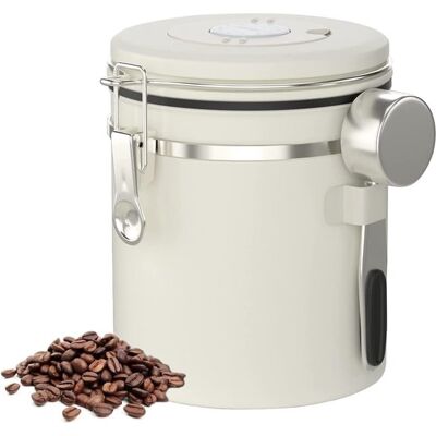 OEM Kaffeedose Mit Co₂-auslass – 1,2 L – Für 500 G Kaffeebohnen – Für Kaffee, Kaffeebohnen, Tee, Zucker Usw. – Aufbewahrungsdose Aus Edelstahl OEM Kaffeedose Mit Co₂-auslass – 1,2 L – Für 500 G Kaffeebohnen – Für Kaffee, Kaffeebohnen, Tee, Zucker Usw. – Aufbewahrungsdose Aus Edelstahl