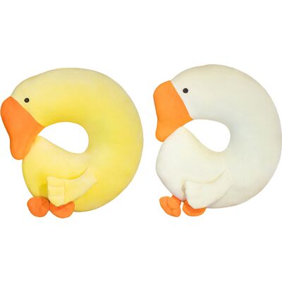 HEAT Japanische Anime-enten-plüschpuppen, Großes Gänse-nackenkissen In U-form, Süßes Stofftier, Reisekissen, Geburtstags- Oder Weihnachtsgeschenk HEAT Japanische Anime-enten-plüschpuppen, Großes Gänse-nackenkissen In U-form, Süßes Stofftier, Reisekissen, Geburtstags- Oder Weihnachtsgeschenk