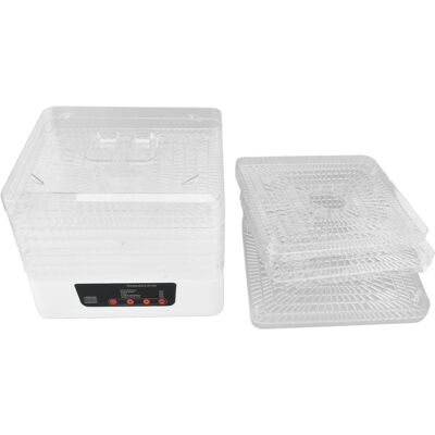 HEAT Elektrischer Dörrautomat Für Zuhause, 8 Einschübe Für Fleisch, Kräuter Und Gemüse, 350 W, Eu-stecker 220 V HEAT Elektrischer Dörrautomat Für Zuhause, 8 Einschübe Für Fleisch, Kräuter Und Gemüse, 350 W, Eu-stecker 220 V