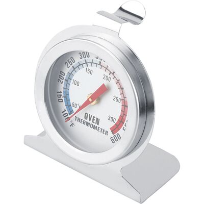 HEAT Ofenthermometer Mit Edelstahl-zifferblatt, Sonde Für Fleisch Und Lebensmittel, Temperaturanzeige 50-300°c, Präzises Kochen. HEAT Ofenthermometer Mit Edelstahl-zifferblatt, Sonde Für Fleisch Und Lebensmittel, Temperaturanzeige 50-300°c, Präzises Kochen.