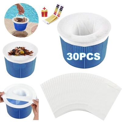 OEM 30er-packung Poolskimmer-filterbeutel, Poolfilterbeutel, Staubschutzhülle 13 X 22 Cm OEM 30er-packung Poolskimmer-filterbeutel, Poolfilterbeutel, Staubschutzhülle 13 X 22 Cm