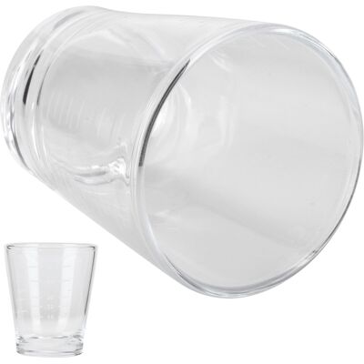 HEAT Transparenter 80-ml-messbecher Für Kaffee, Milch, Präzises Abmessen Für Zuhause, Büro, Café. HEAT Transparenter 80-ml-messbecher Für Kaffee, Milch, Präzises Abmessen Für Zuhause, Büro, Café.