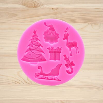 HEAT Weihnachtliche Silikonform Zum Selberbacken, Für Schokolade, Fondant, Dekorative Torten, Modellierwerkzeug (17) HEAT Weihnachtliche Silikonform Zum Selberbacken, Für Schokolade, Fondant, Dekorative Torten, Modellierwerkzeug (17)