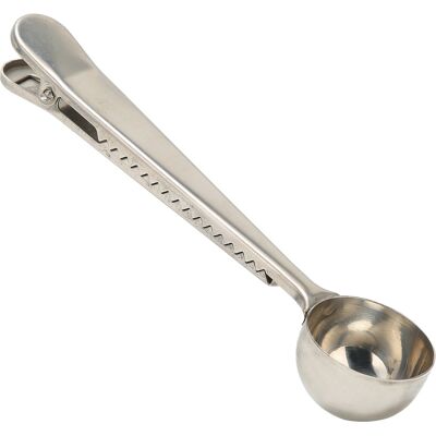 HEAT Robuster Und Langlebiger Messlöffel Aus Edelstahl Mit Luftdichtem Clip Für Milchpulver, Tee Und Kaffeebohnen. HEAT Robuster Und Langlebiger Messlöffel Aus Edelstahl Mit Luftdichtem Clip Für Milchpulver, Tee Und Kaffeebohnen.